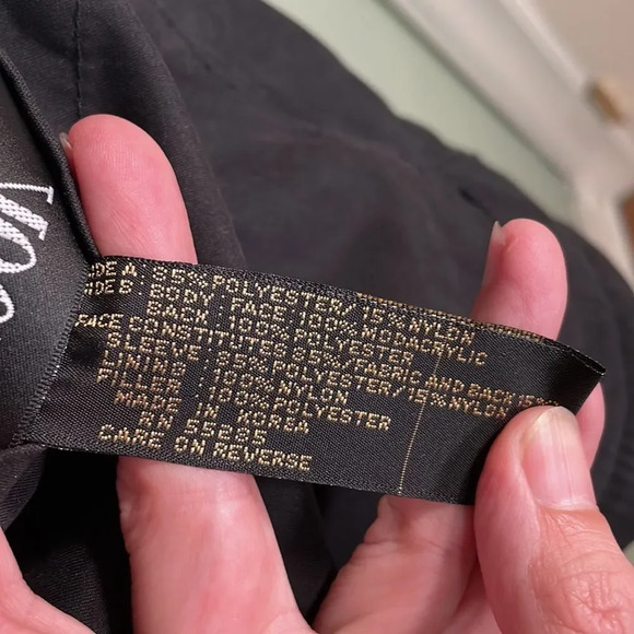 Jl Colebrook Faux Fur Reversible Coat Adjustable Waist Jacket Black Small - Picture 7 of 13